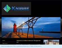 Tablet Screenshot of knibbefinancial.com